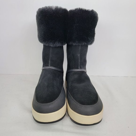 Koolaburra By UGG Tynlee Women's Waterproof Snow Boot Black 1105889 US Size 9 - Picture 4 of 11
